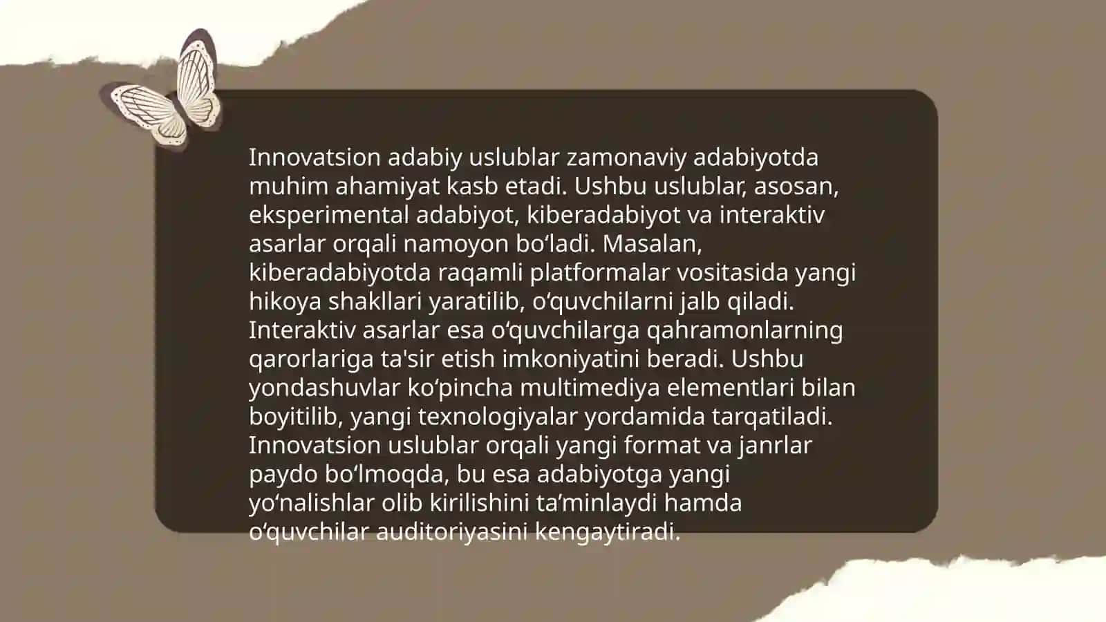 Misrdagi "Yangi Mavj" adabiyoti 4