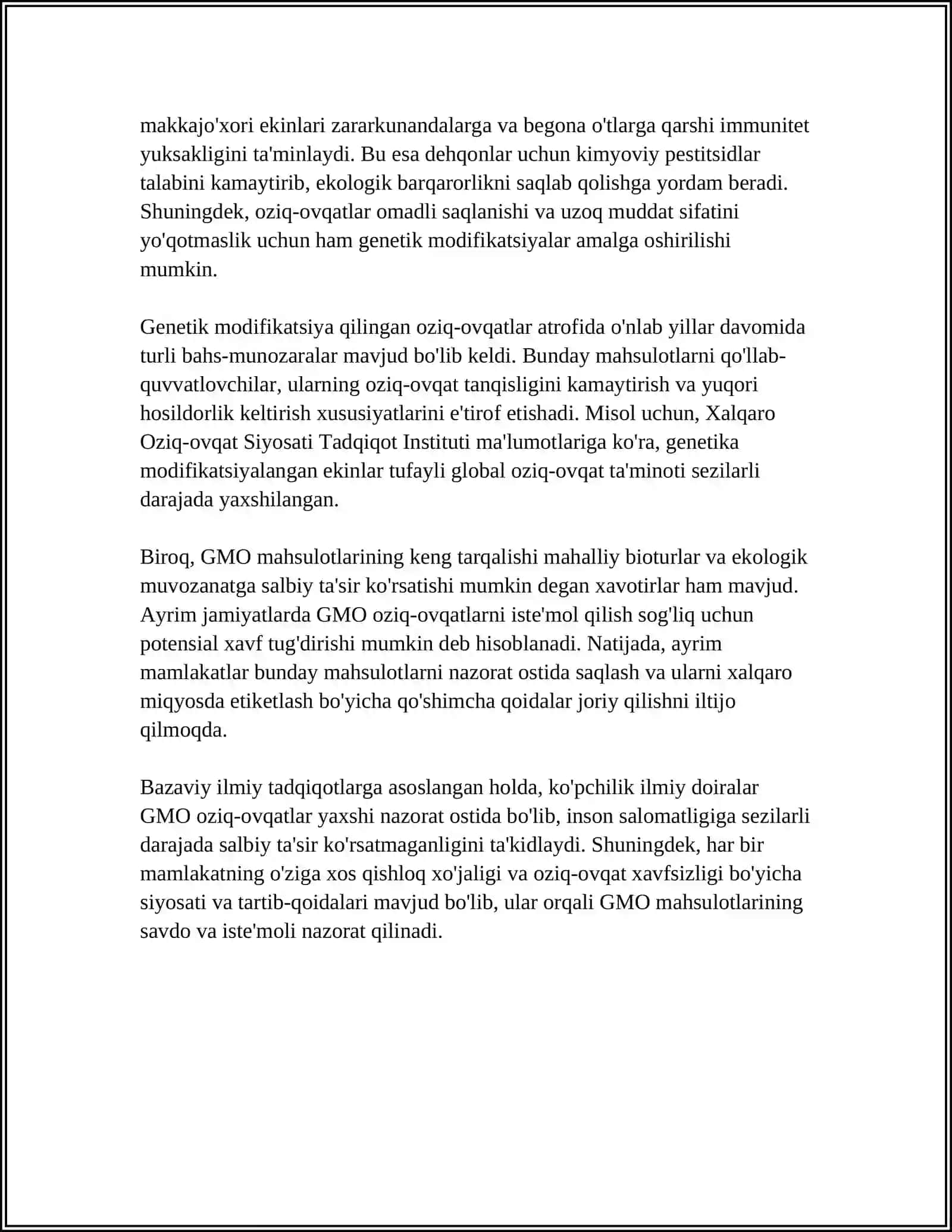GENETIKA FANINING ZAMONAVIY MUAMMOLARI YUZASIDAN REFERAT TAYYORLASH 4