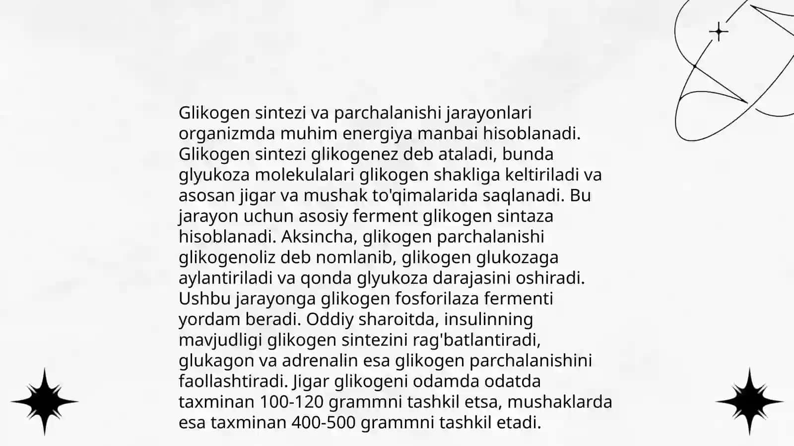 Uglevodlar almashinuvi boshqarilishining buzilishi 4