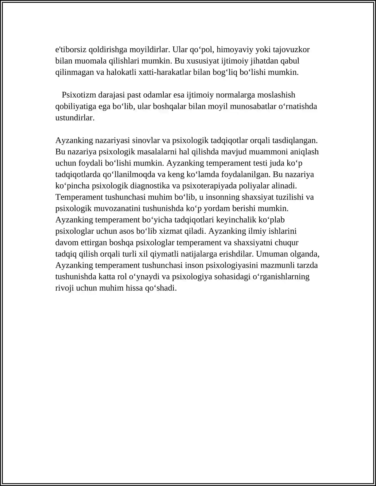 AYZENKNING TEMPERAMENTNI ANIQLASH METODIKASI 4