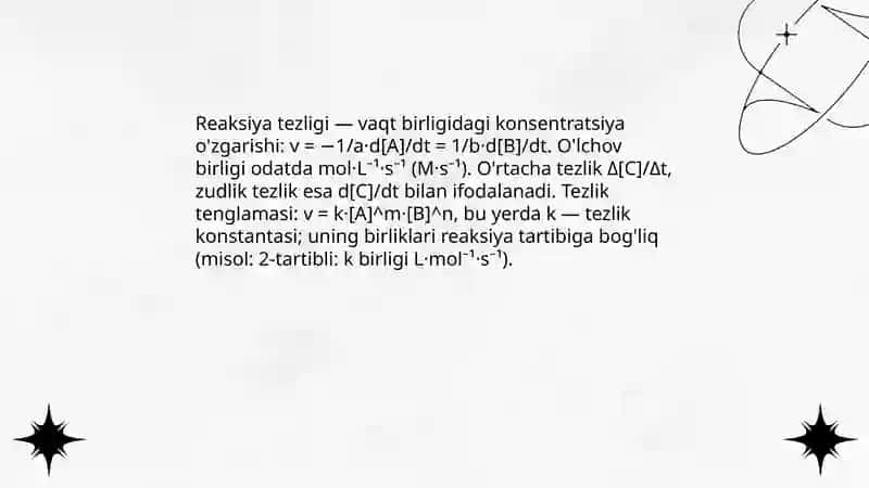 Kimyoviy kinetika 4