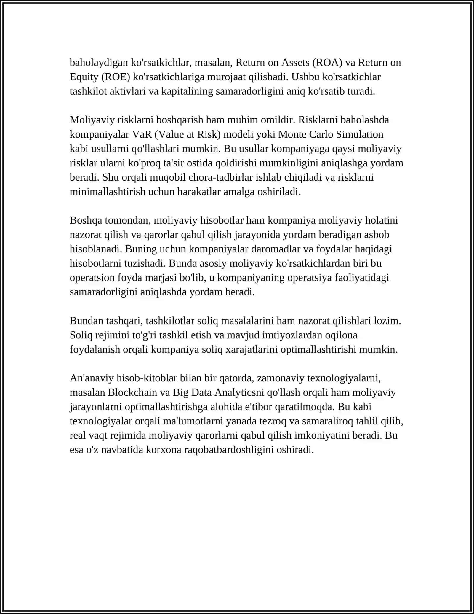MUSTAQIL ISH Mavzu: ÔTKAZGICHLAR HAQIDA TUSHUNCHALAR 4