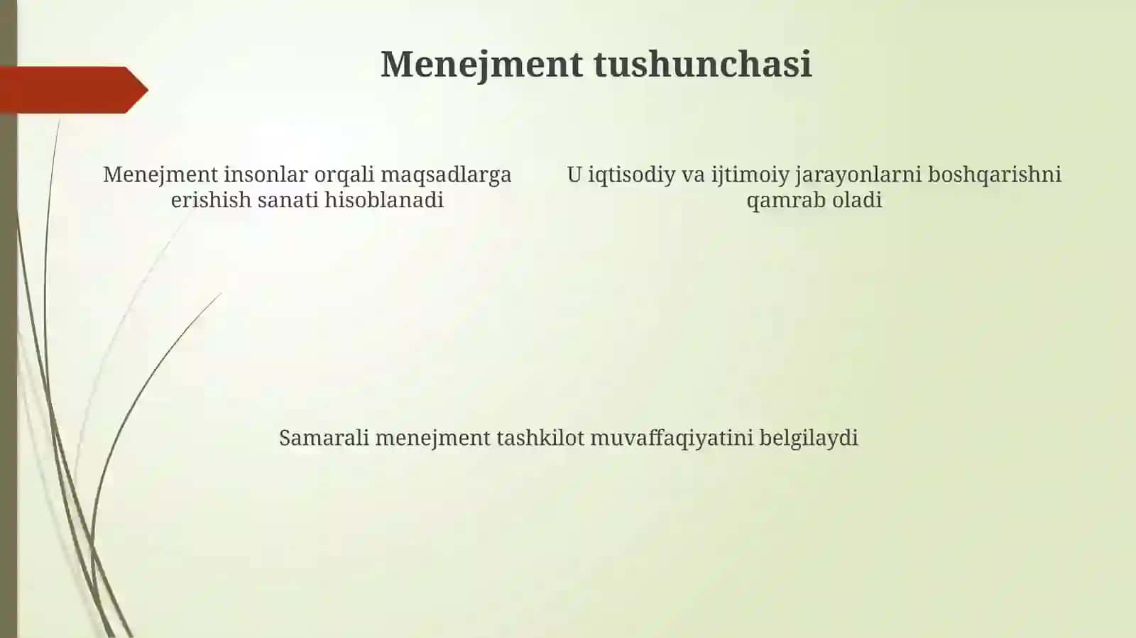 Menejmentning nazariy asoslari 4