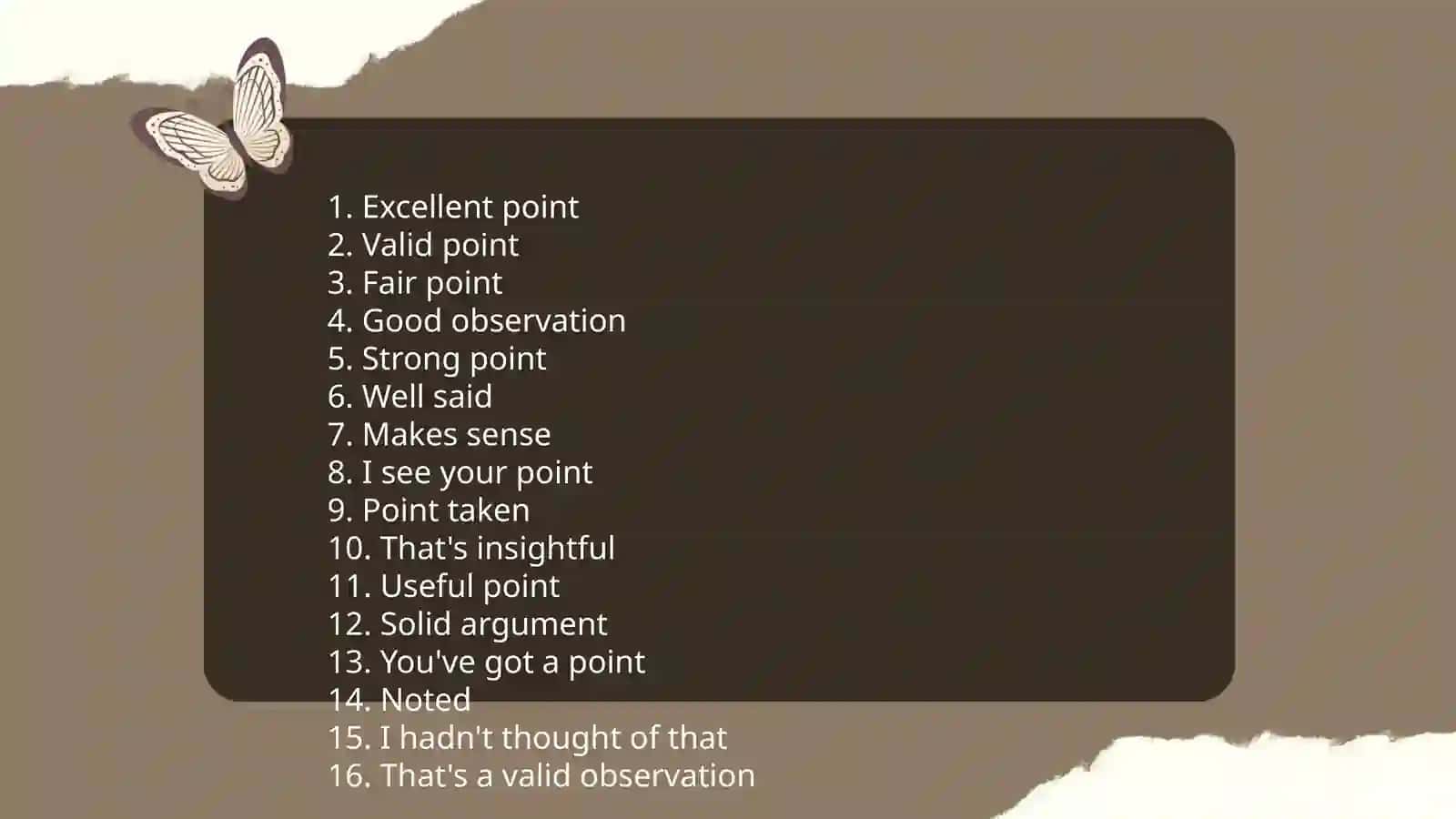 Good point 4