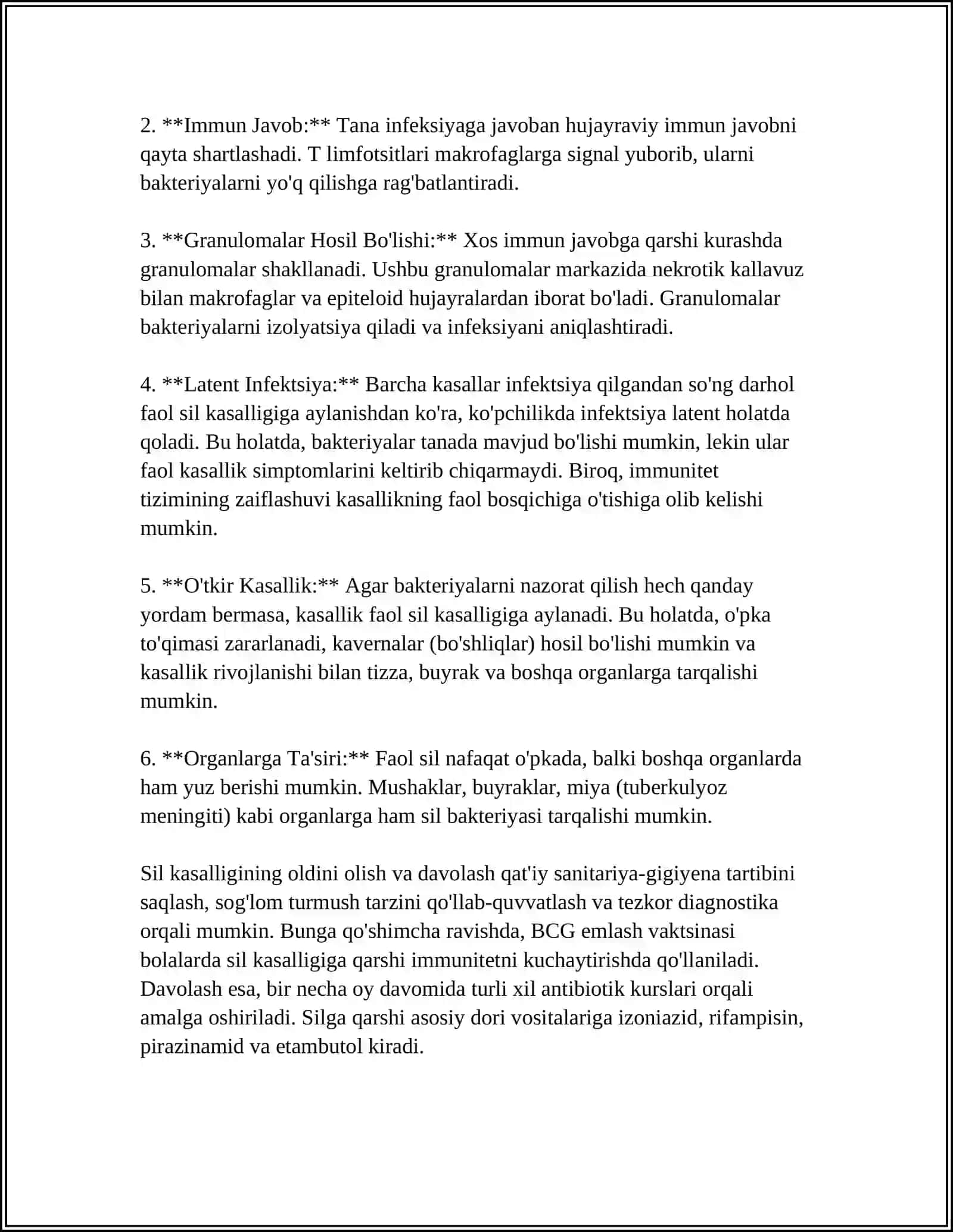 BOLALARDA SIL KASALLIGI UNGA QARSHI QOLLANILADIGAN ASOSIY PREPARATLAR 4