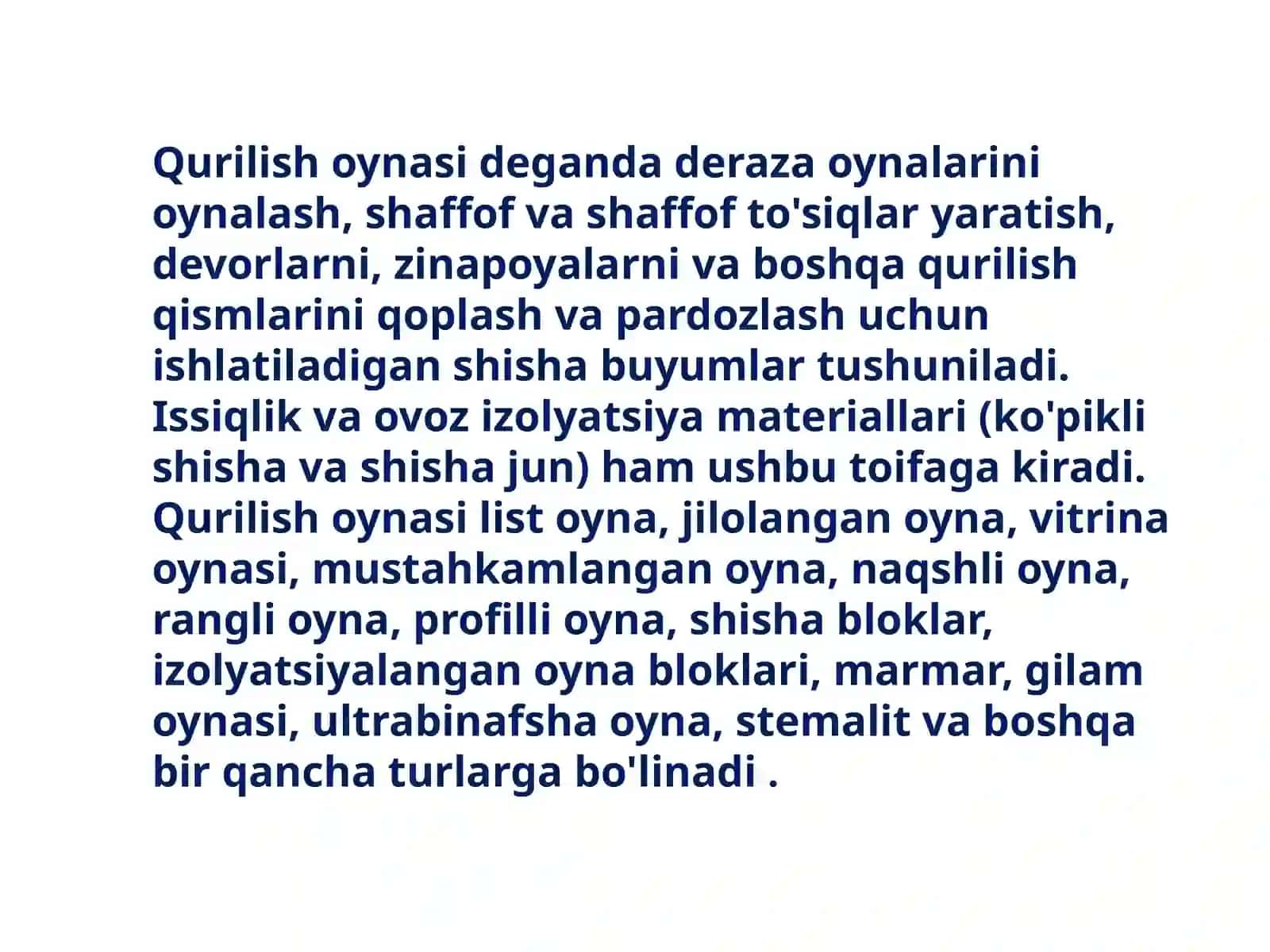 Shisha materiallari va ulardan buyum tayyorlashni o‘qitish 4