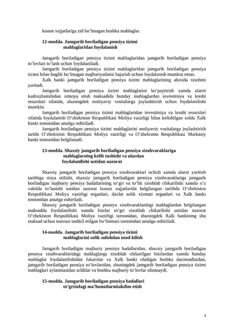 Fukarolarning jamgarib boriladigan pensiya ta’minoti 4