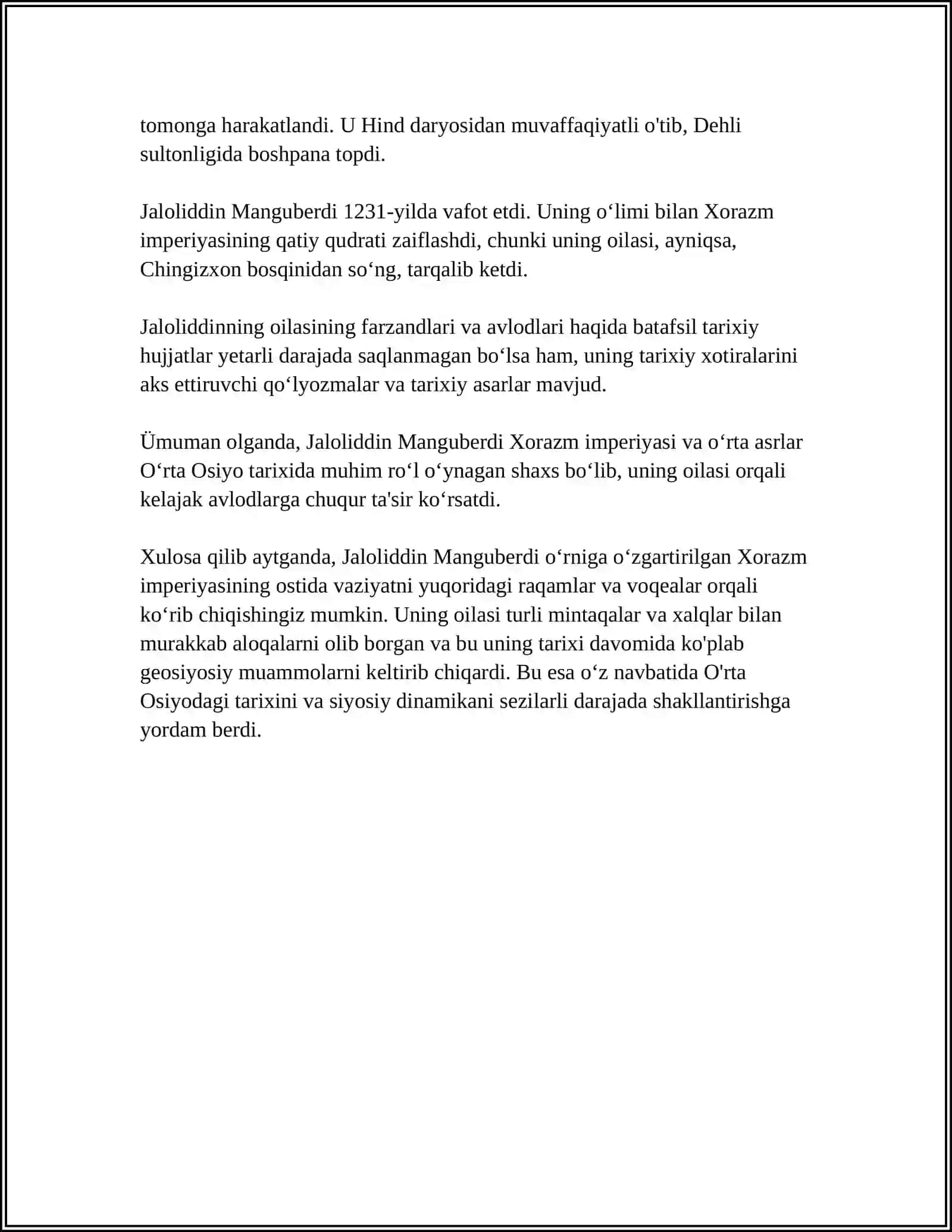 JALOLIDDIN MANGUBERDI -VATAN HIMOYACHASI MUSTAQIL ISH 4