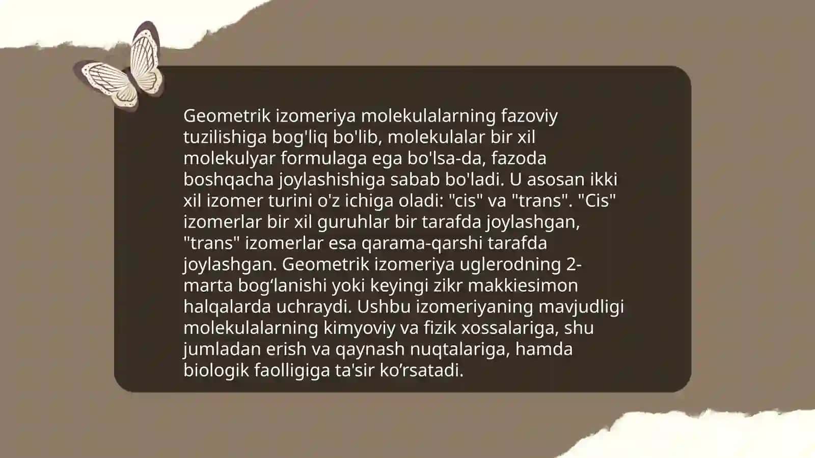 Kompleks birikmalarda izomeriya hodisasi.Izomeriya turlari 4