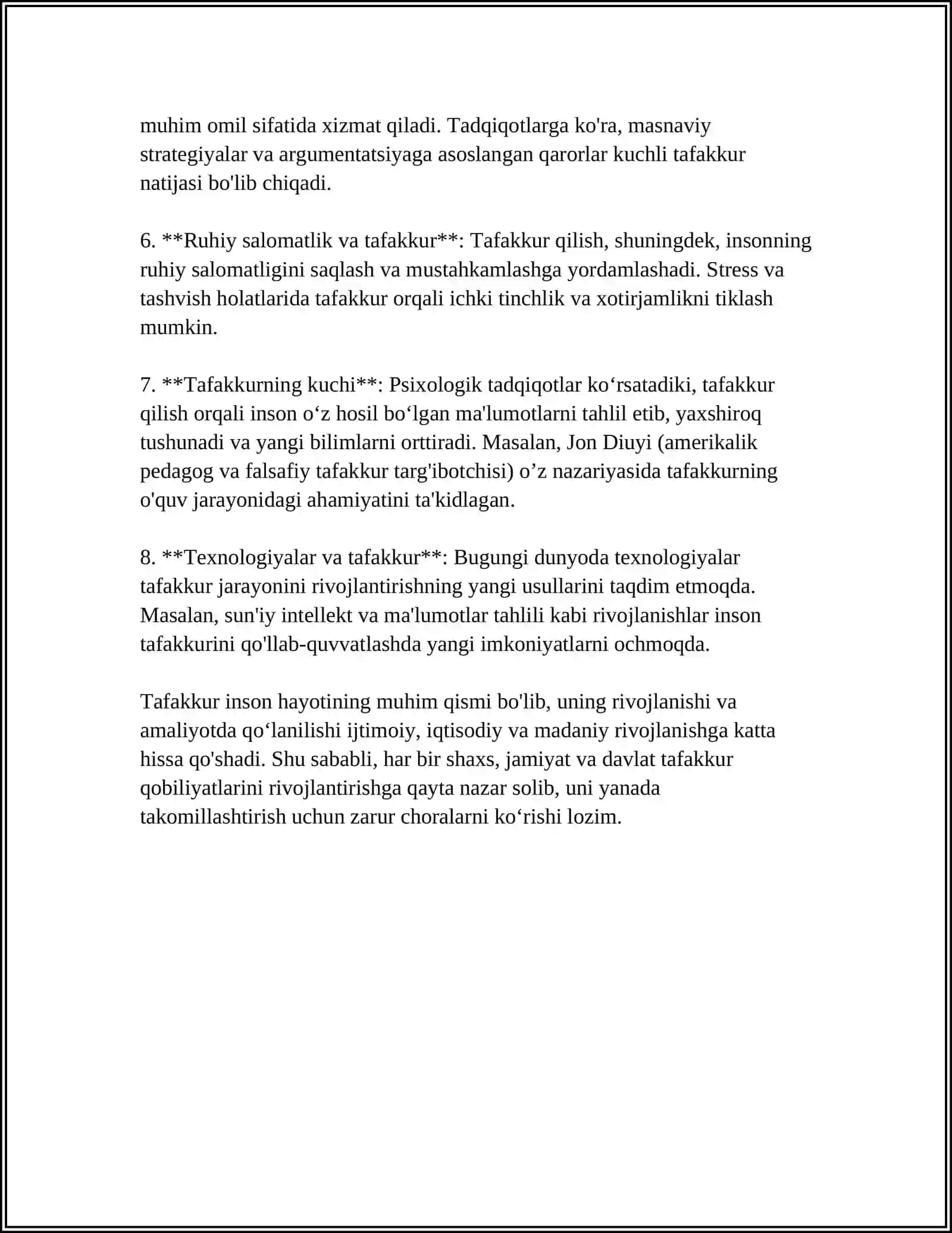 TAFAKKUR 4