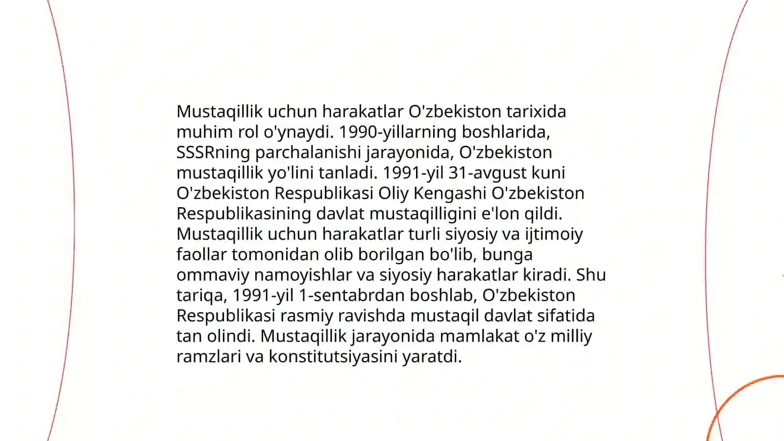 Mustaqillikka erishish arafasida Òzbekistondagi ijtimoiy-siyosiy jarayonlar 4