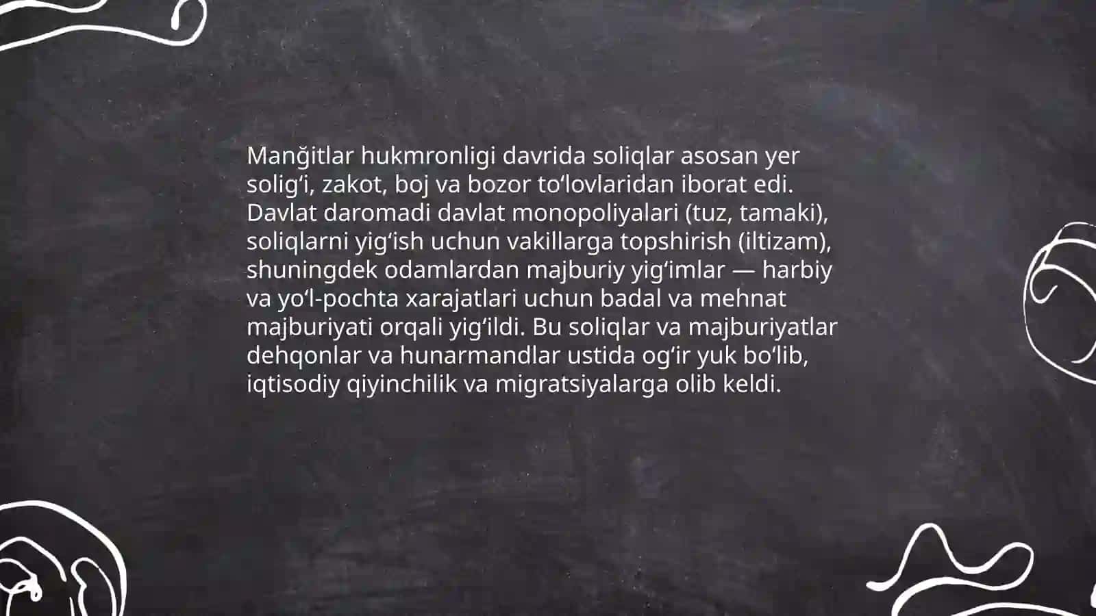 Manğitlar davrida agrar munosabatlar va yer egaligi 4