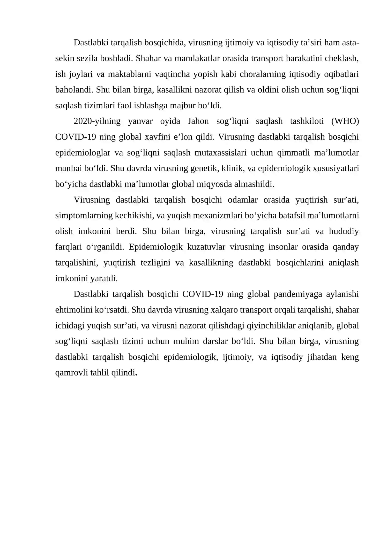 COVID-19 KORONOVIRUS INFEKTSIYASINING GEOGRAFIK TARQALISHI 4