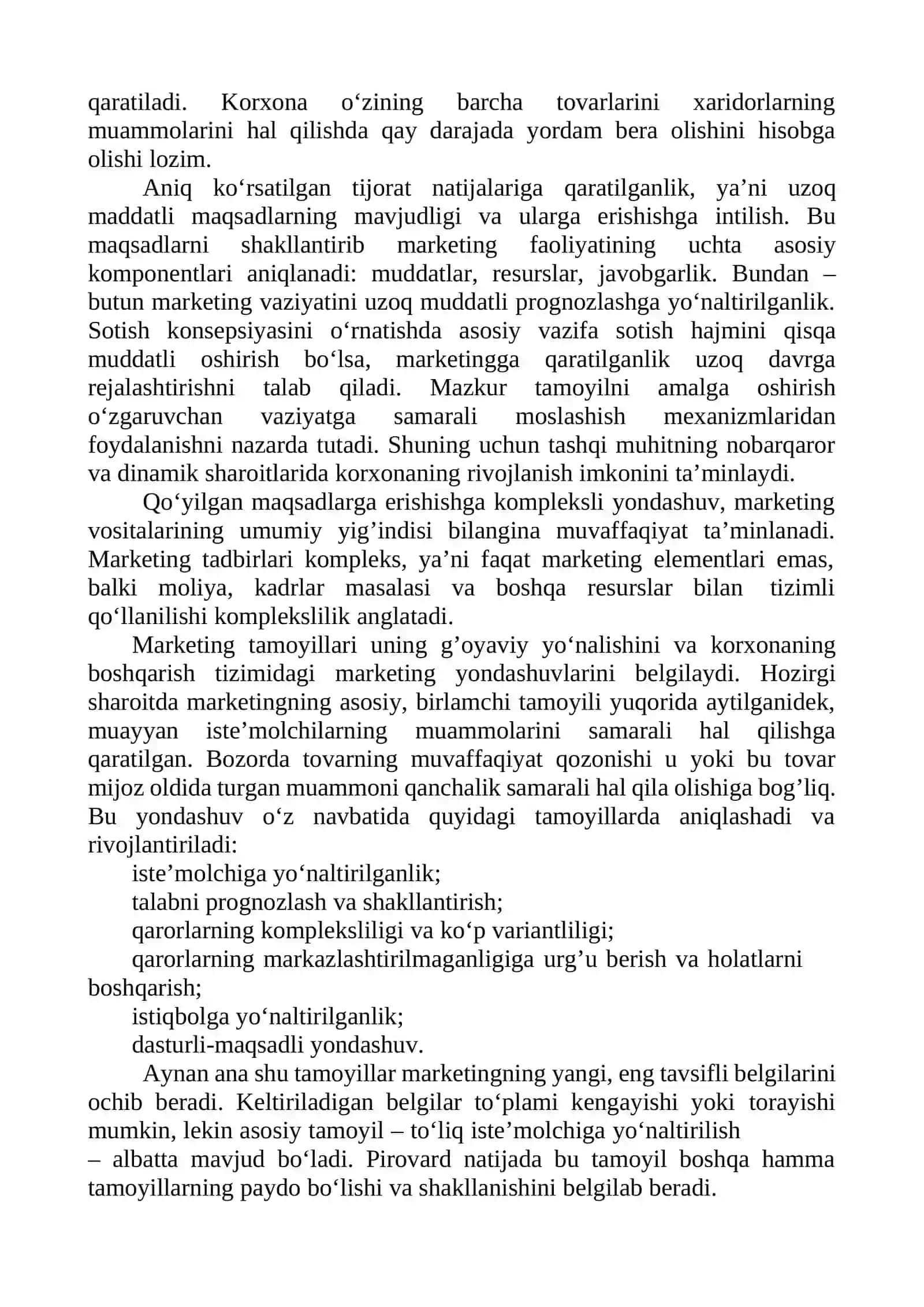MARKETING FUNKSIYALARI VA ASOSIY TAMOYILLARI 4