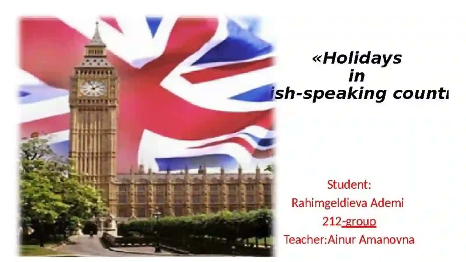 Student Life in English-Speaking Countries 4