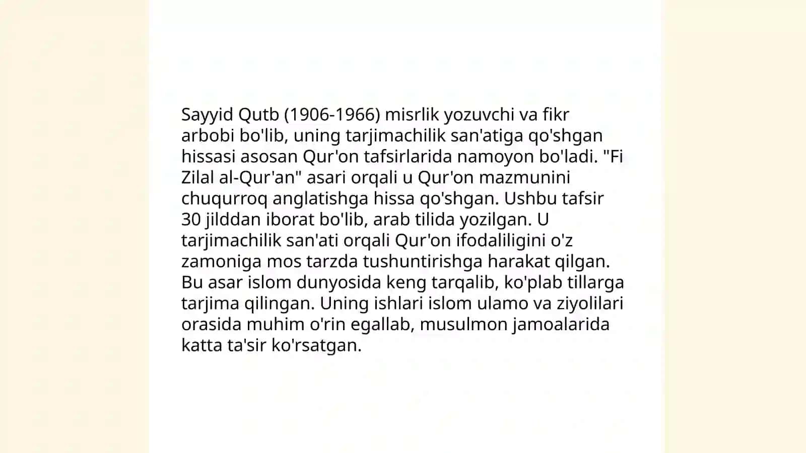 Oltin O'rda adabiyotida tarjimachilik. Qutb va Sayfi Saroyi ijodi 4