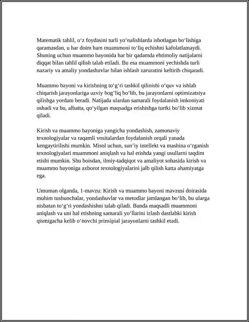 MAVZU BOYICHA PRIZITIDANTSIYA TAYORLAB BER 4