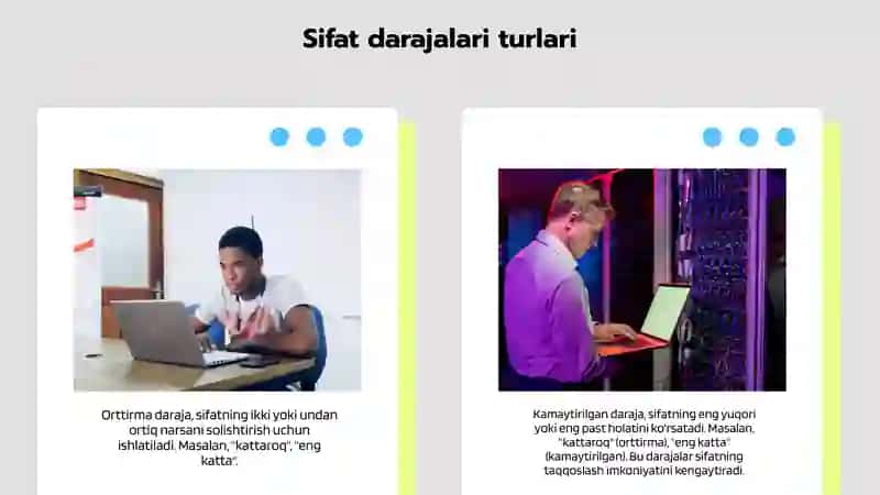 Sifat darajalari 4