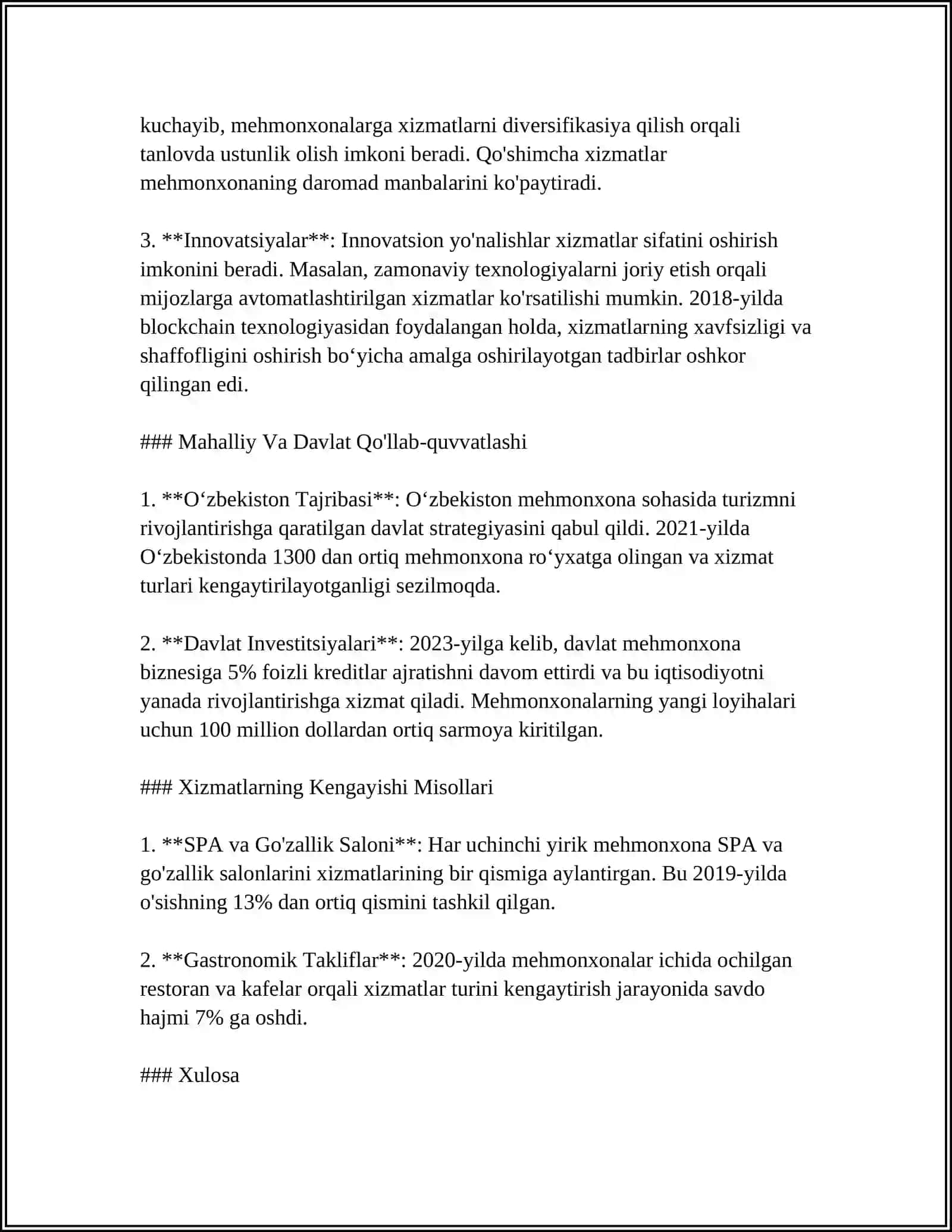 Global Mehmonxona Sanoati Hajmi 4