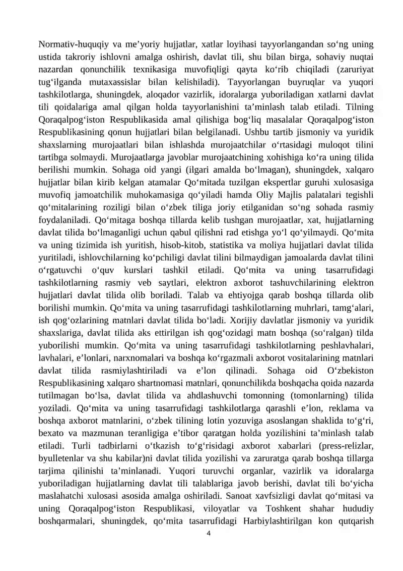 SANOAT XAVFSIZLIGI MUSTAQIL TA'LIM 4