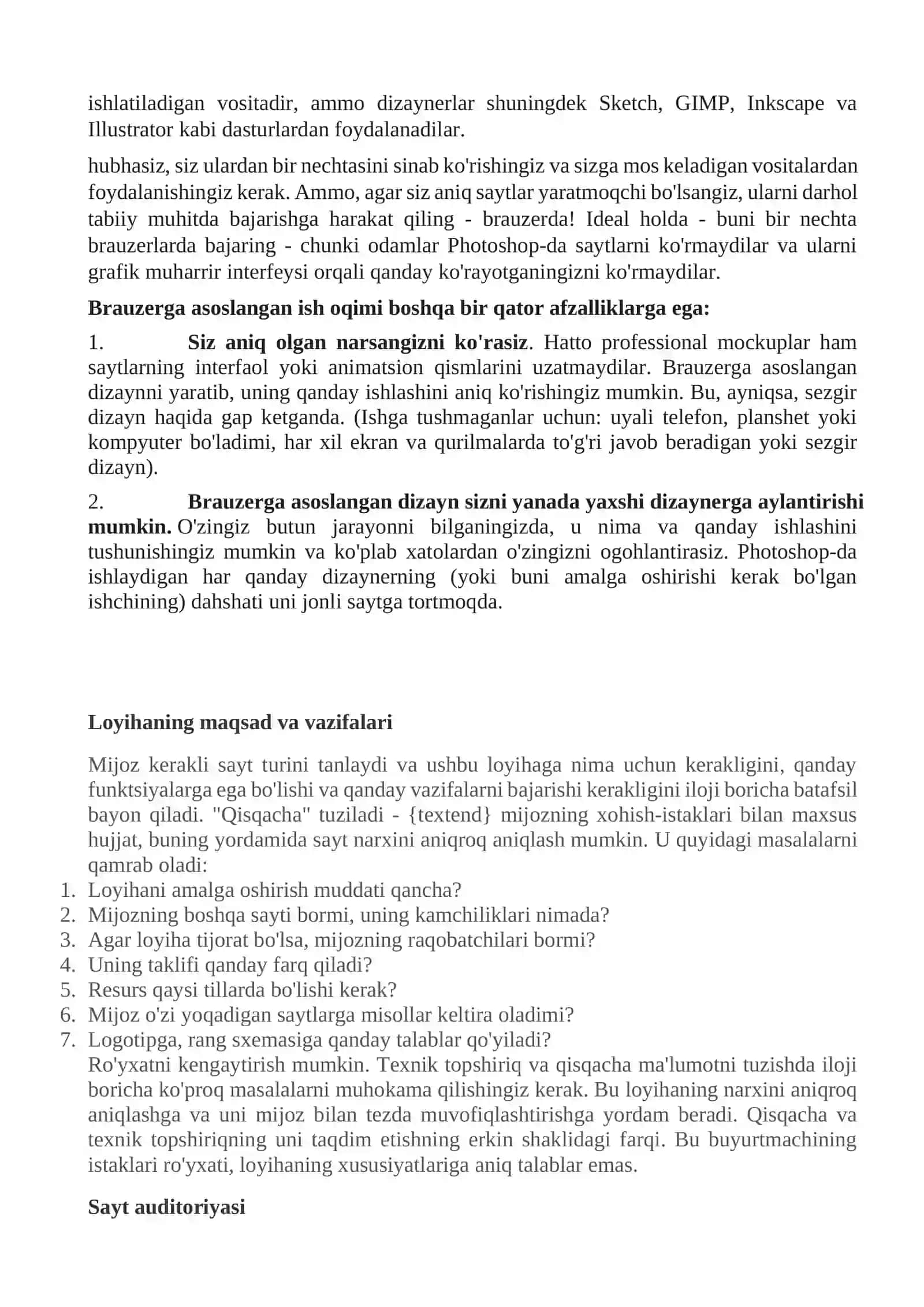 Veb Sayt Dizayni Bilan Ishlash 4