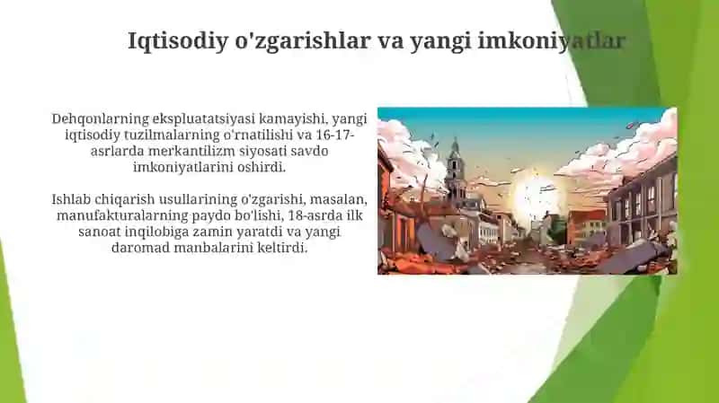 Feodal jamiyati va uning yemirilishi davridagi iqtisodiy qarashlar 4