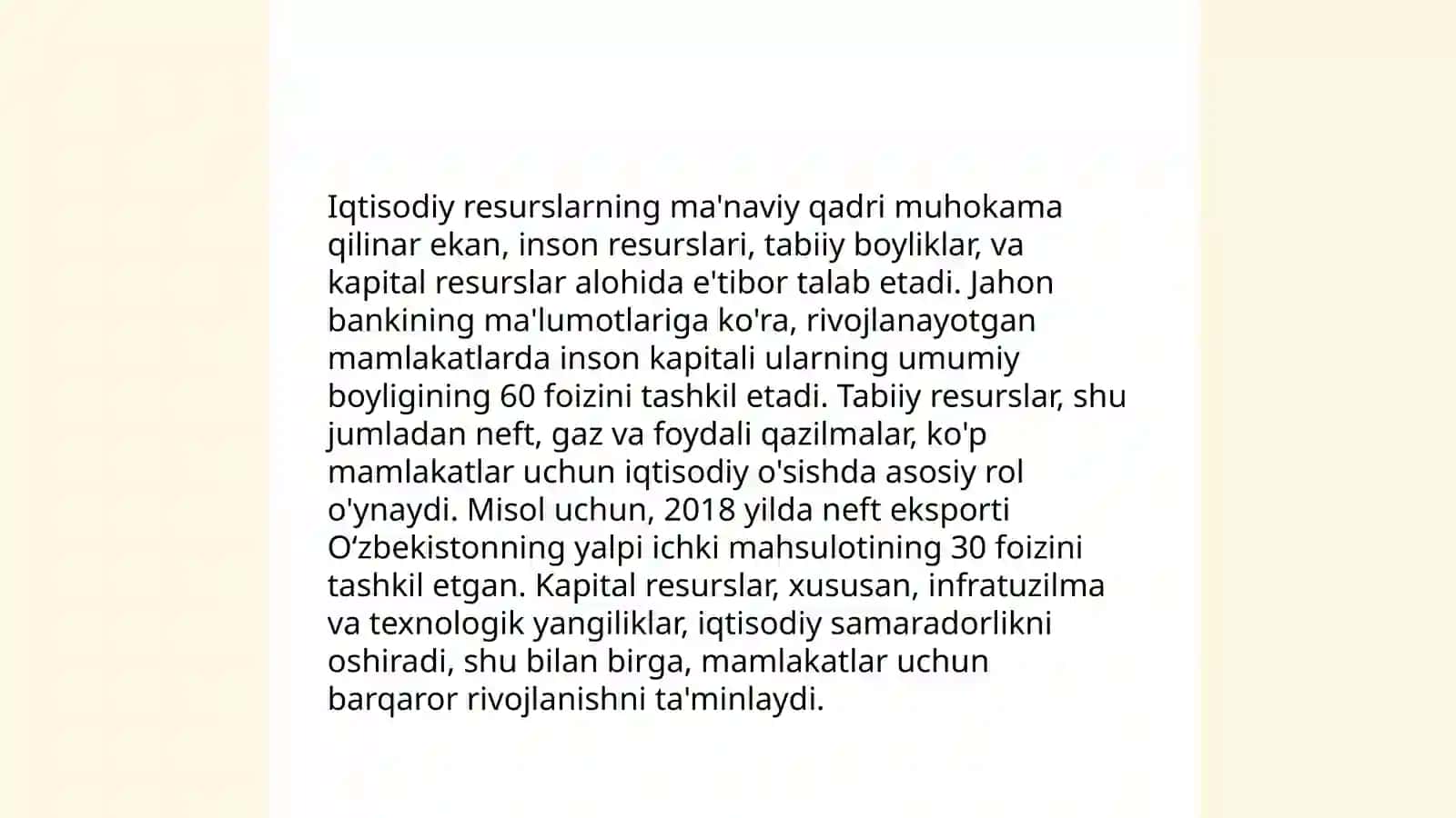 Ma'naviyat va iqtisodiy taraqqiyot 4