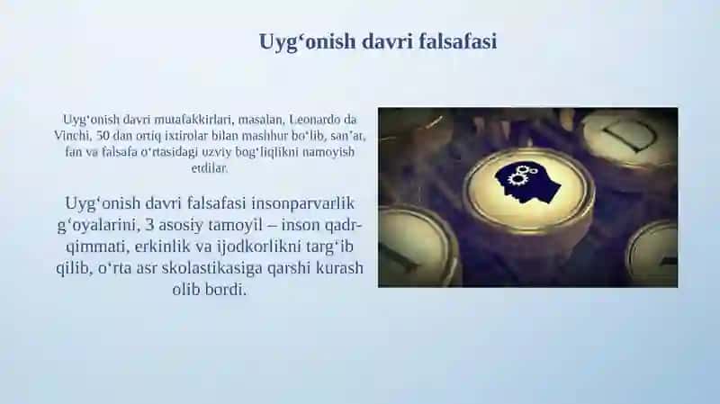 Falsafiy tafakkur taraqqiyot bosqichlari: Gʻarb falsafasi 4