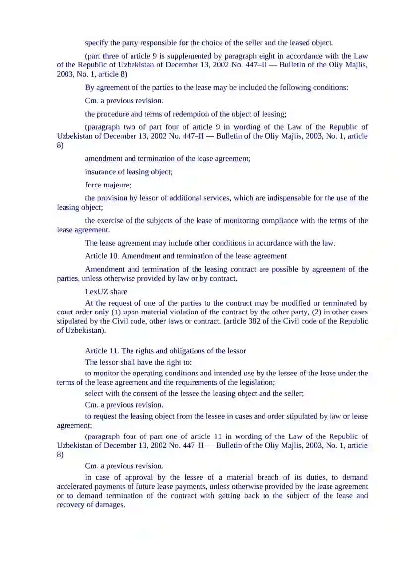 Leasing Legislation 4