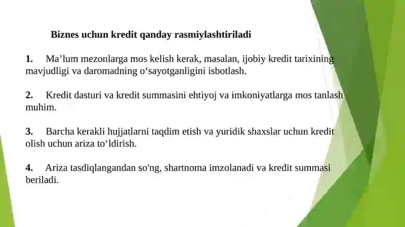 Kichik biznes va xususiy tadbirkorlik subyektlariga xizmat ko'rsatuvchi bozor infratuzilmalari 4