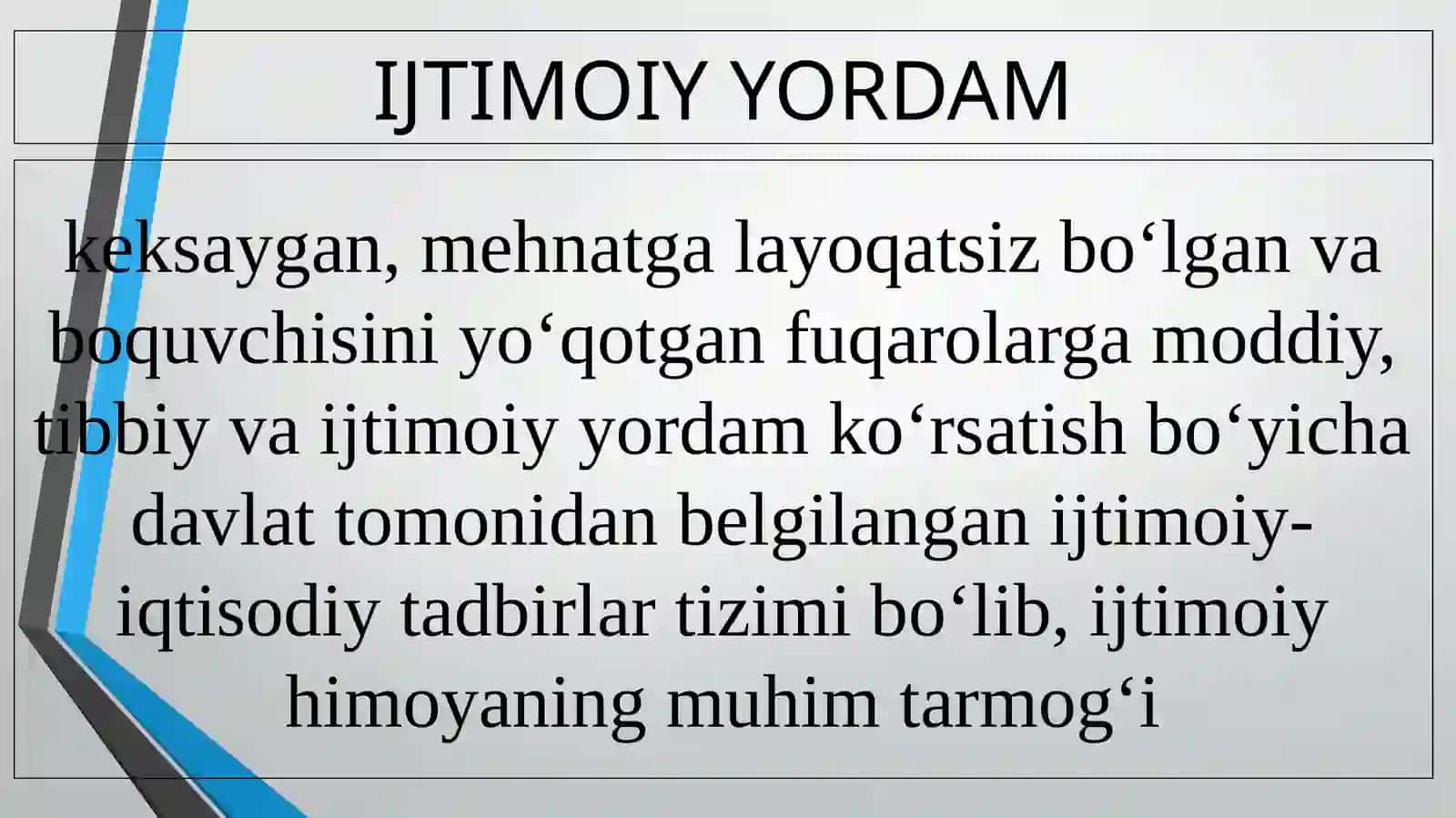 Ijtimoiy yordam tushunchasi va turlari 4
