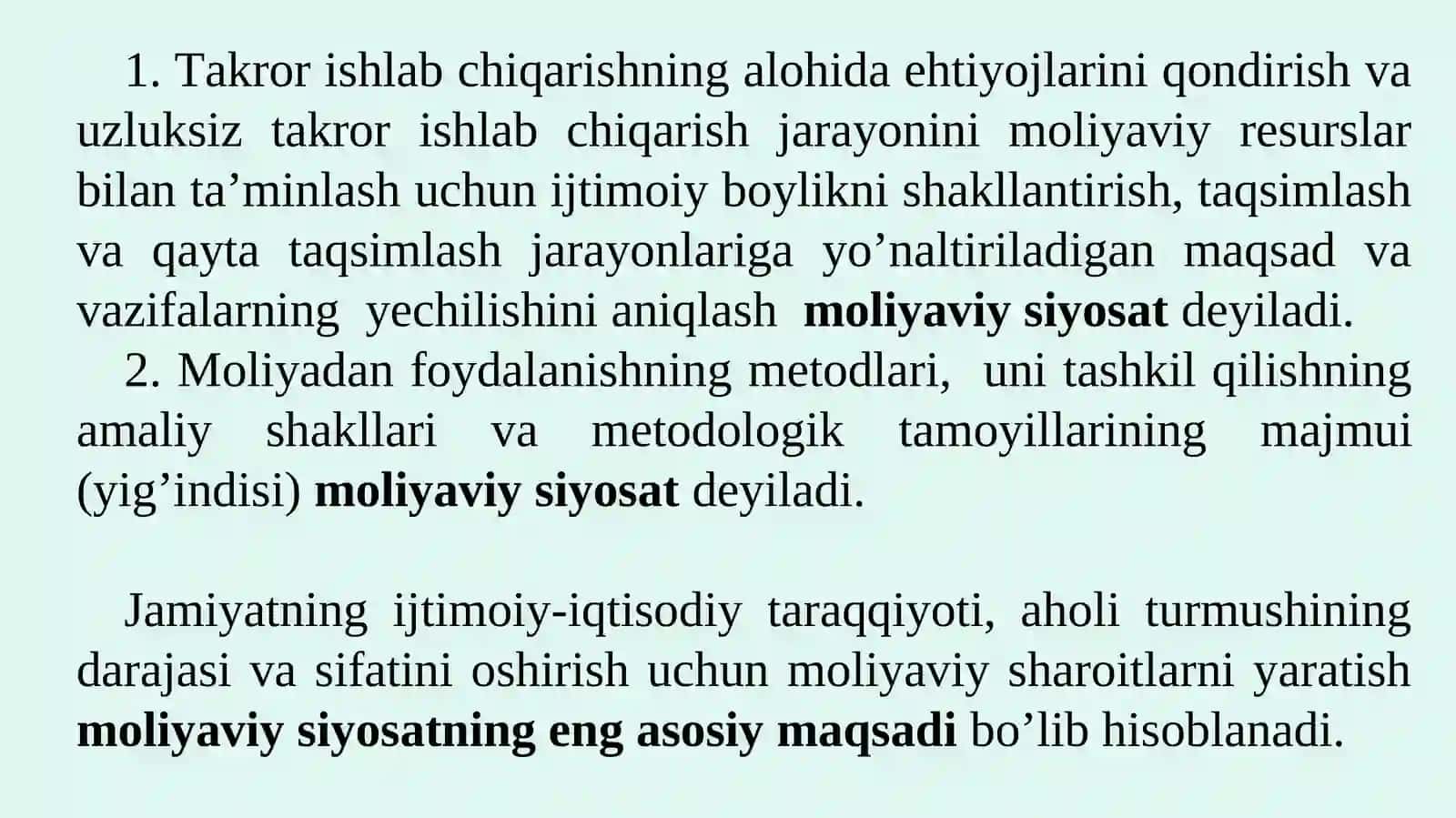 Moliyaviy siyosat 4