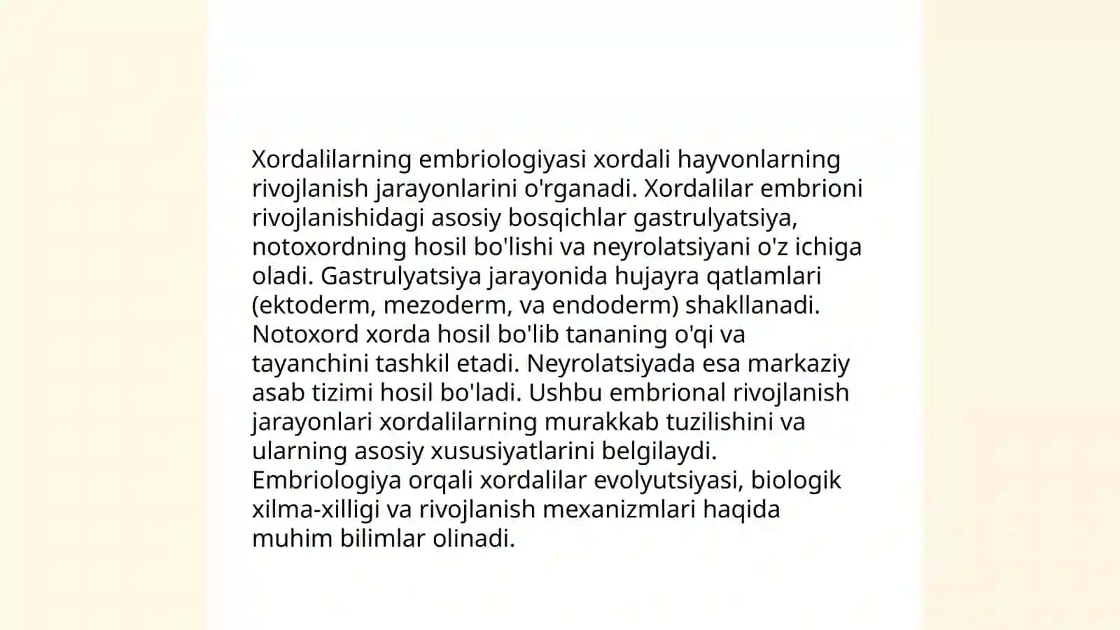 Xordalilarning muhim belgilari va ularning biologik ahamiyati 4
