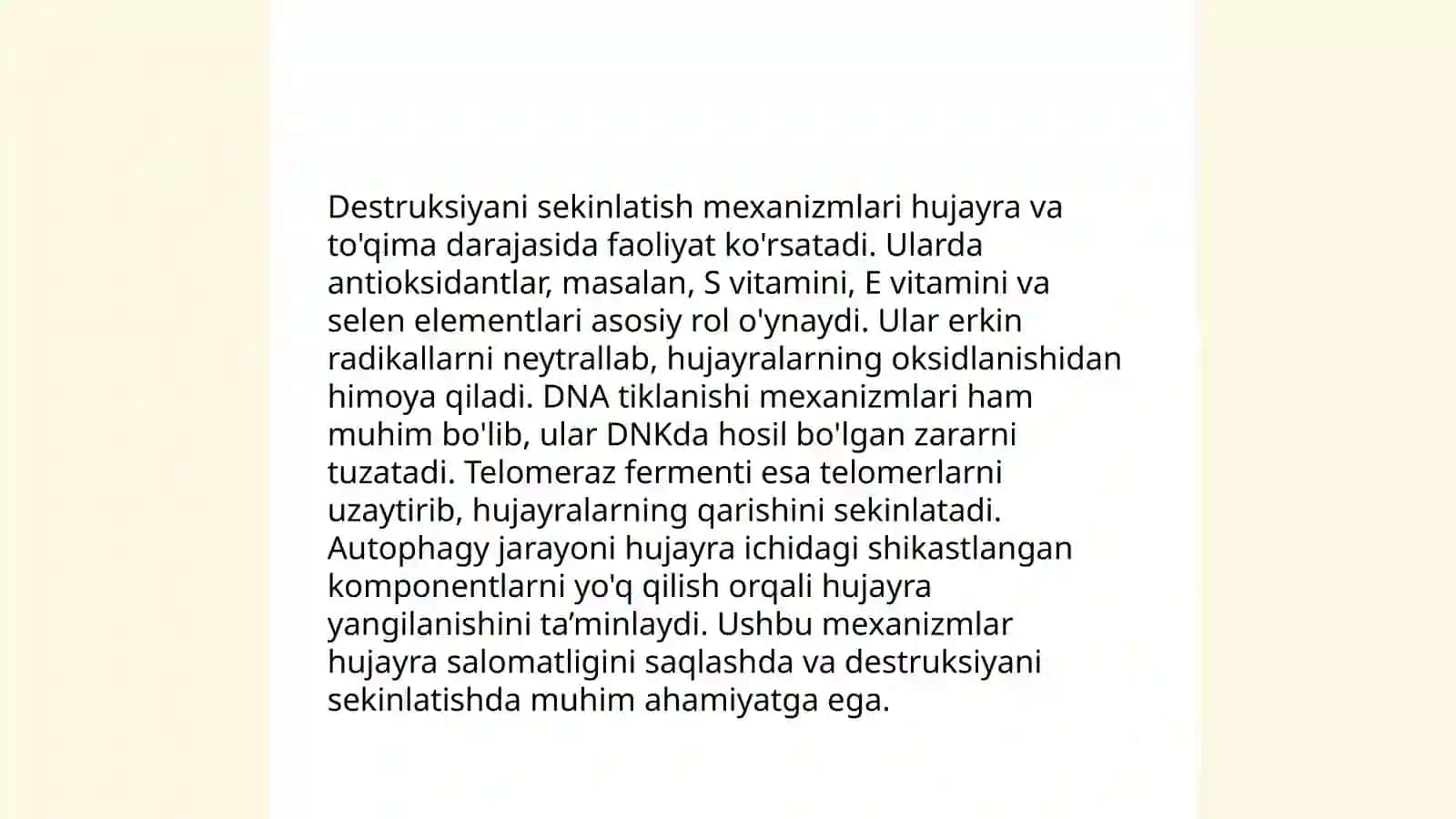 Destruksiyani tezlatuvchi va sekinlatuvchi moddalar 4