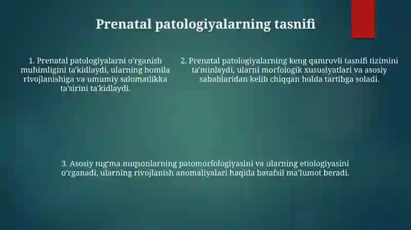 Prenetal Patologiya. Muhim Ahamiyatga Ega Nuqsonli Rivojlanishlar Patomorfologiyasi 4