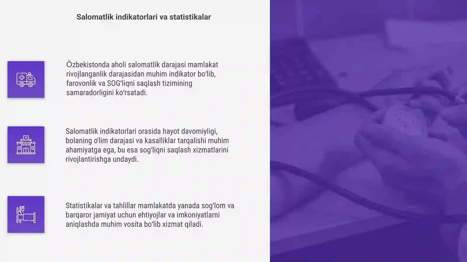 Òzbekistonda aholi salomatlik darajasi 4