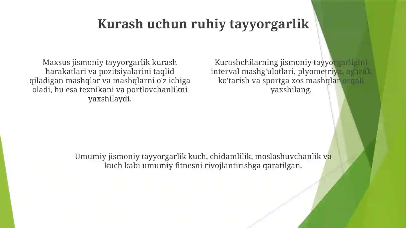 Kurashda Maxsus Jismoniy Tayyorgarlik 4