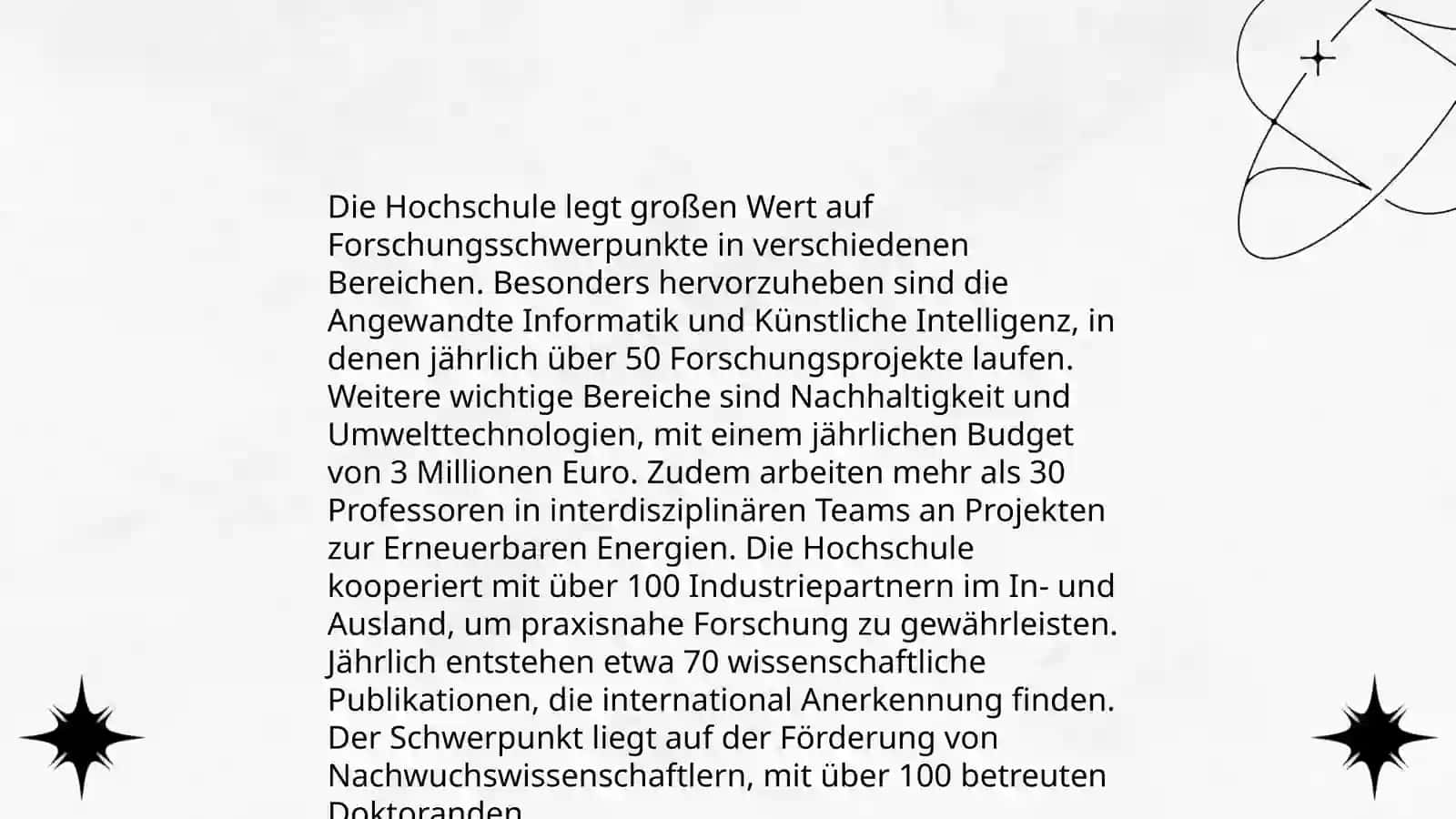 Studiengänge an unserer Hochschule 4