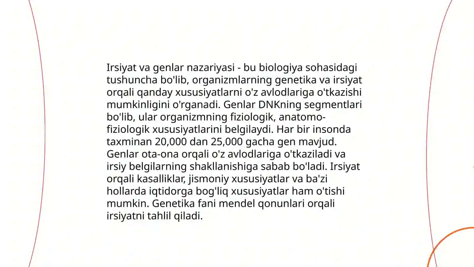Genetika fanining rivojlanish bosqichlari va uning istiqboli fanning shakillanishiga hissa qo'shgan olimlar Hamraqulov zufar 4