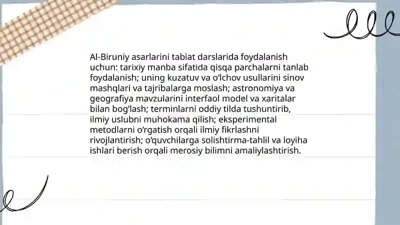 Tabiat bilan tanishtirishda Ibn Sino merosidan foydalanish 4