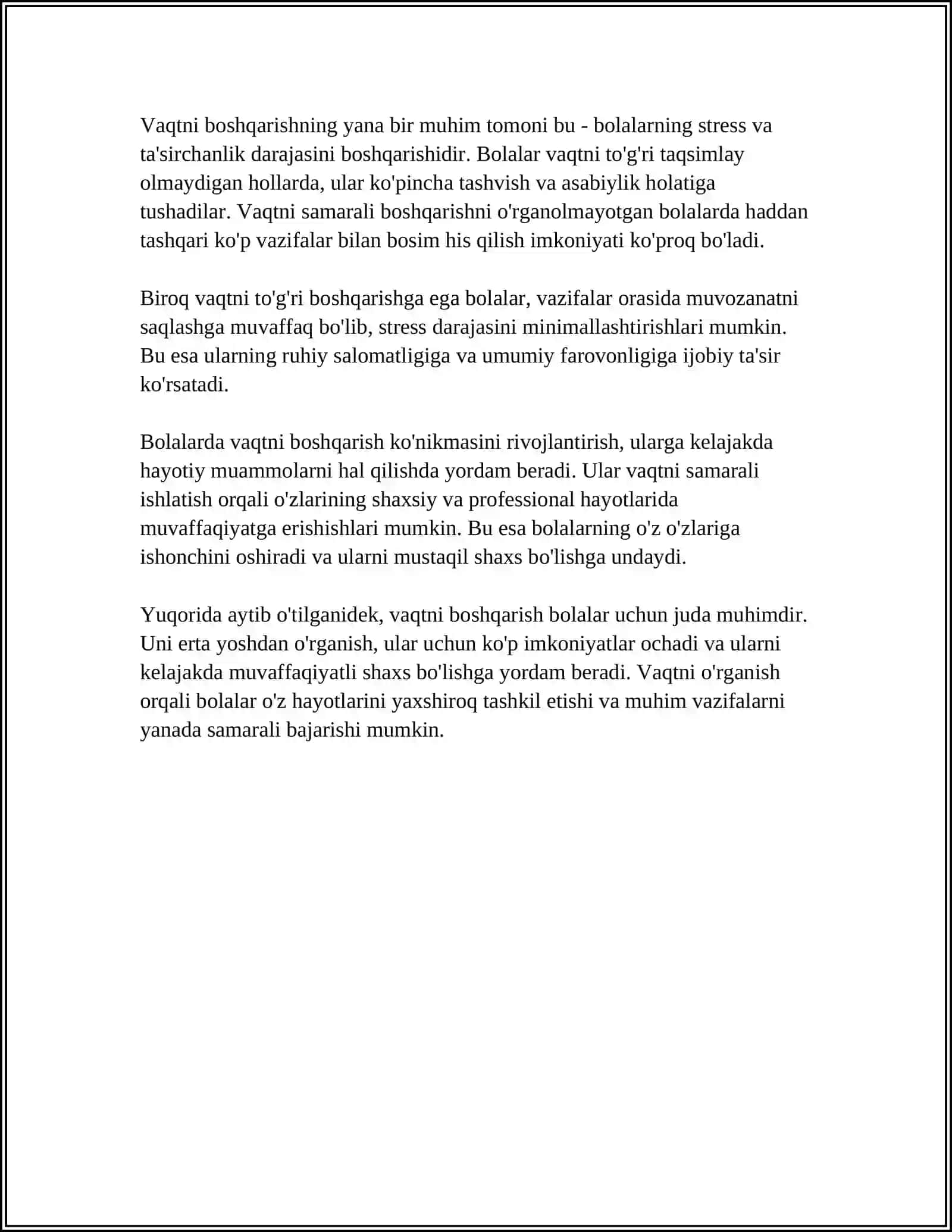 BOLALARDA VAQT TUSHUNCHASINI SHAKLLANTIRISH 4