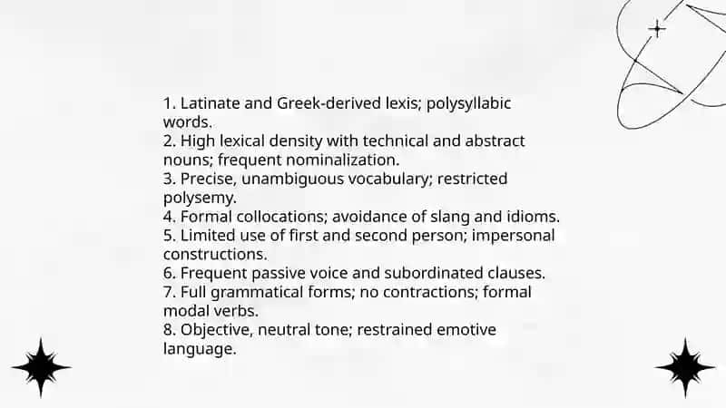 Stylistic stratification of vocabulary: formal, neutral, and informal 4