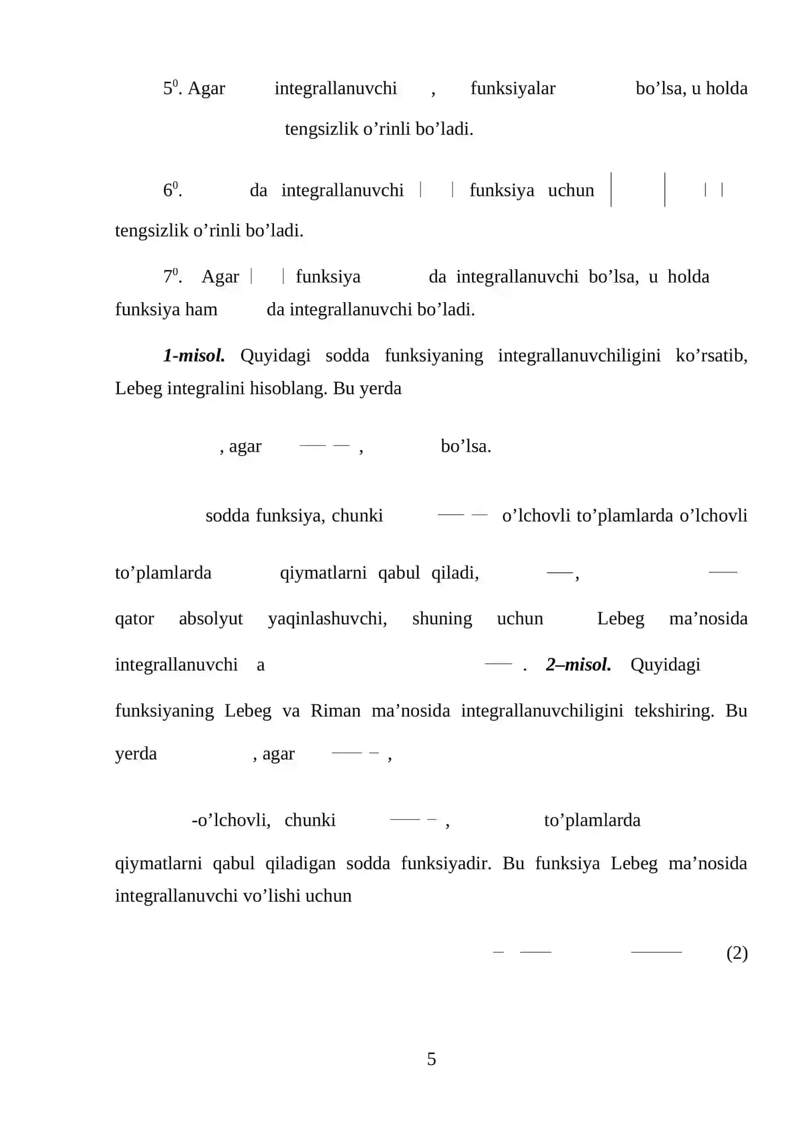 Lebeg integrali 4