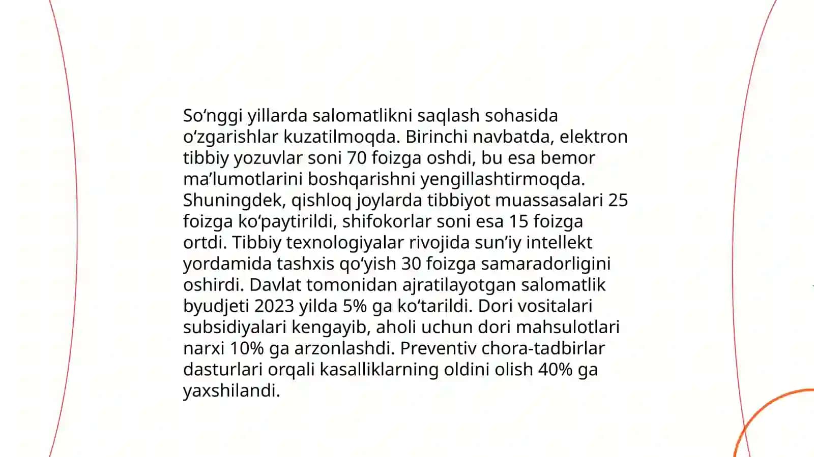 O‘zbekistonda Ijtimoiy sohada amalga oshirilgan o‘zgarishlar mazmun va mohiyati 4