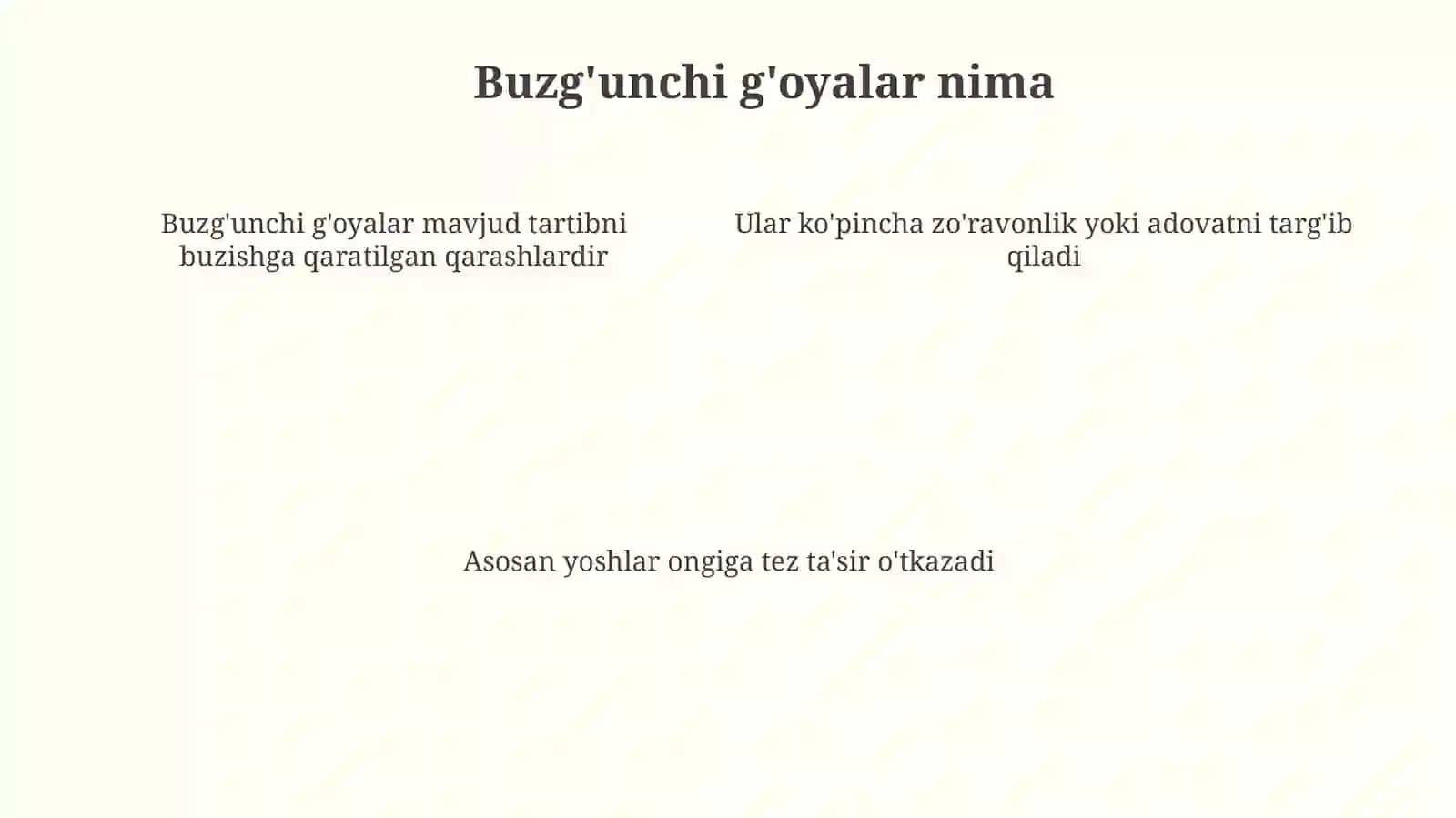 Buzg'unchig'oyalar 4