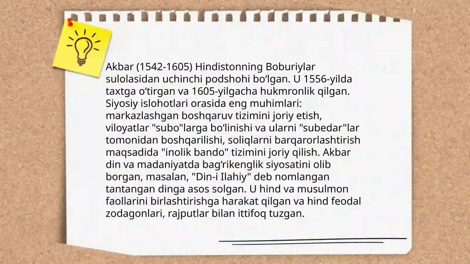Babor va asos solingan Boburiylar saltanati 4