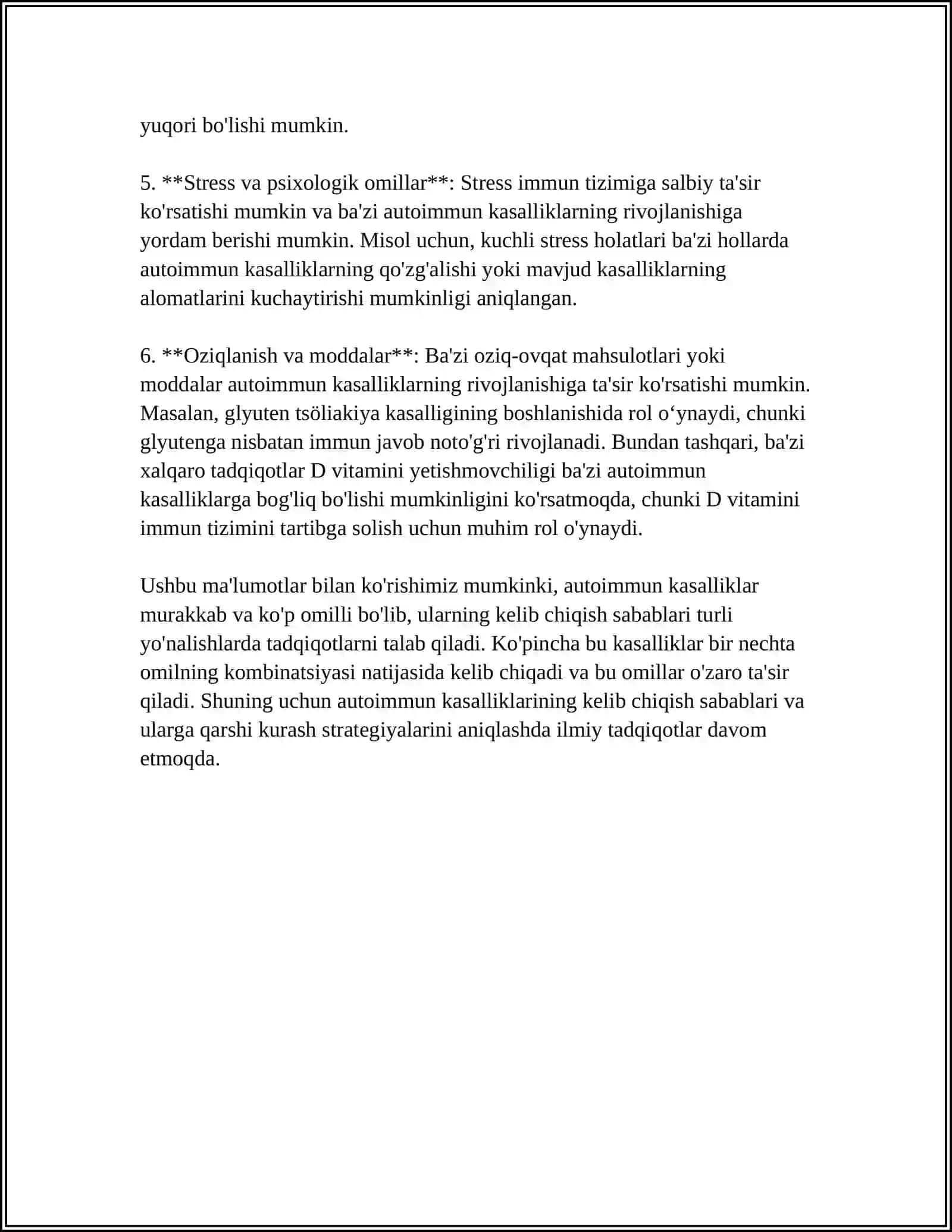 AUTOIMMUN KASALLIKLARINI KELIB CHIQISHI,KECHISHI,DIAGNOSTIKASI 4