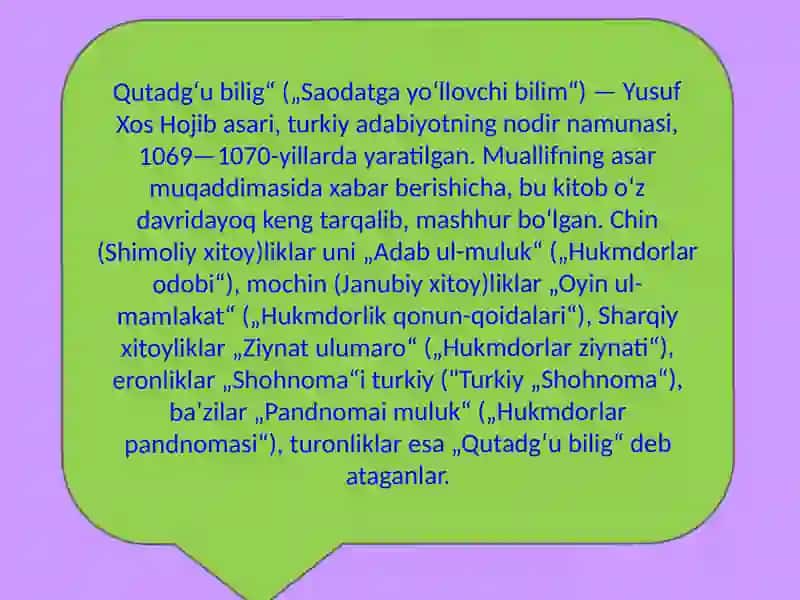 Qutadg'ubilig 4