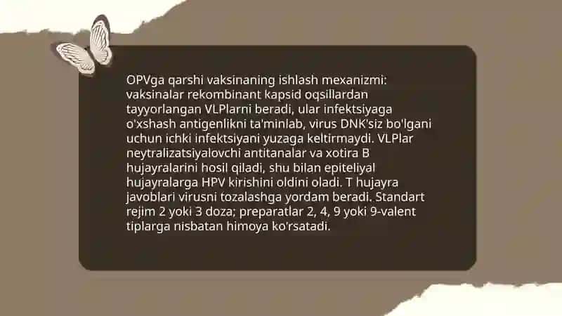 Odamlar uchun papilloma virusiga qarshi vaksina 4