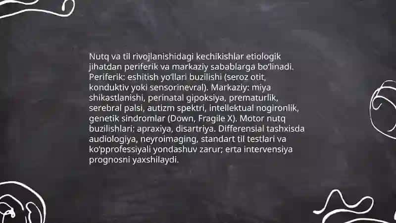 Neyropsixik rivojlanishning xususiyatlari 4